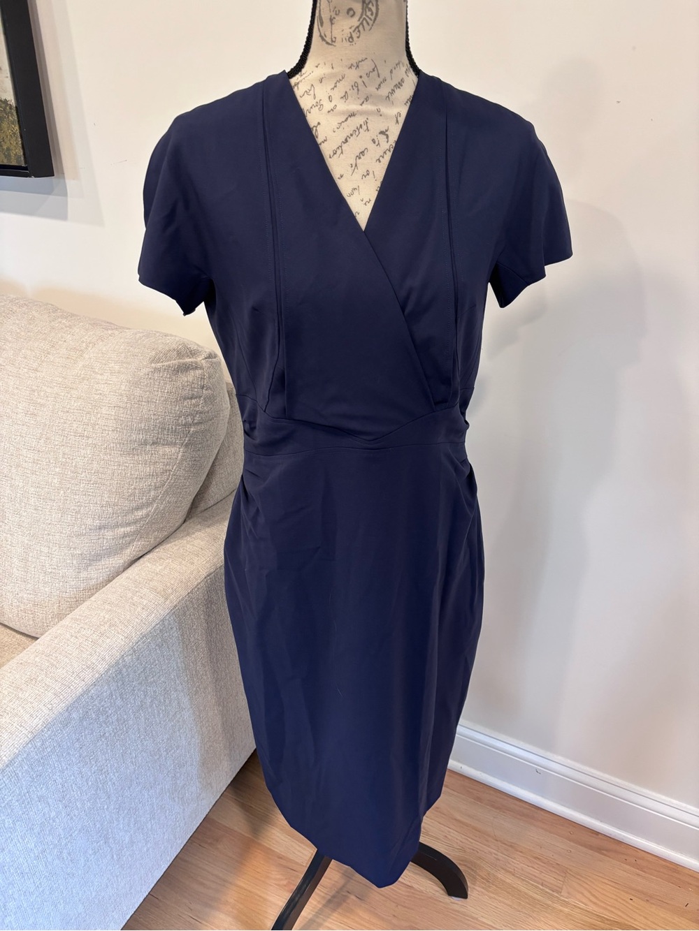 M.M.LaFleur Sheath Dress in navy size 14